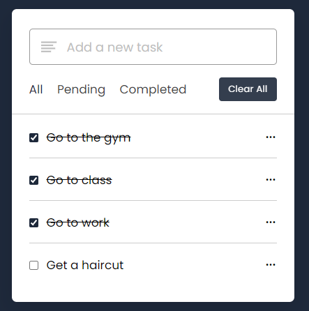 Todo List App Project